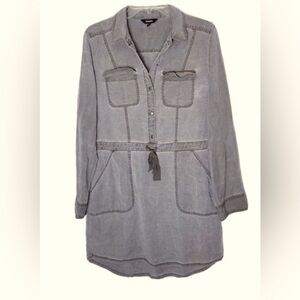 Express
Distressed Chambray Dress